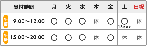 受付時間